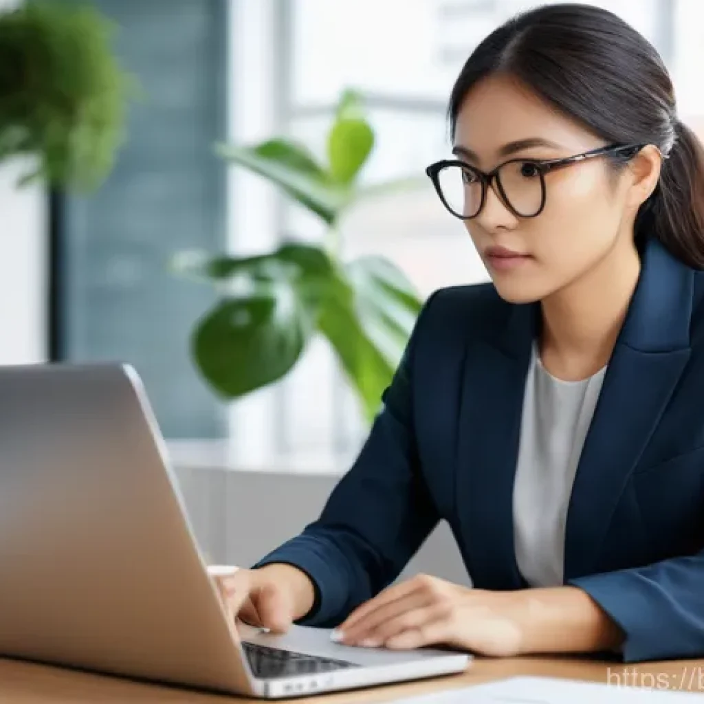 임상병리사 근속 연수별 퇴사율 - **Prompt 1: Focused Professional in a Modern Office**
    "A photorealistic, high-resolution image o...