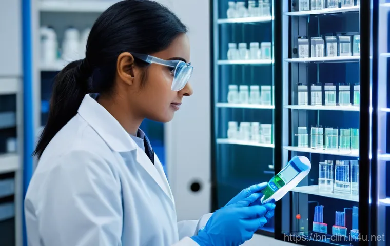 임상병리사 학습 자료 추천 - Prompt 1: Modern Laboratory Technician at Work**