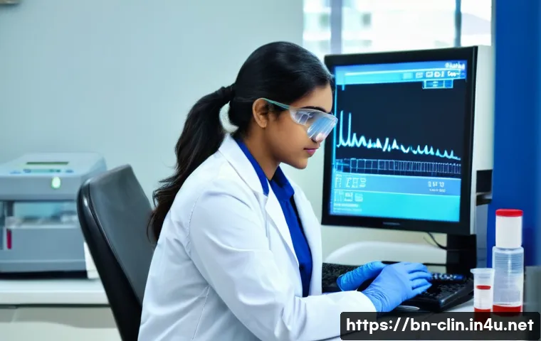 임상병리사 신입 연봉 수준 - **Prompt 1: Modern City Lab Technologist**
    "A young, professional South Asian female medical tec...